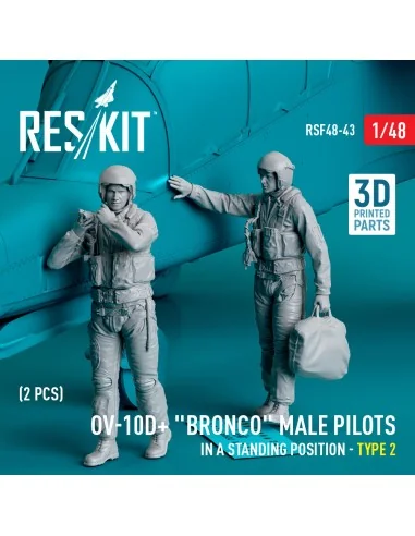 [NO_DESC] OV-10D+ Bronco male pilots (in a standing position - type...