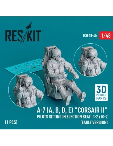 A-7 (A, B, D, E) Corsair II pilots sitting in ejection seat IC-2 / ...