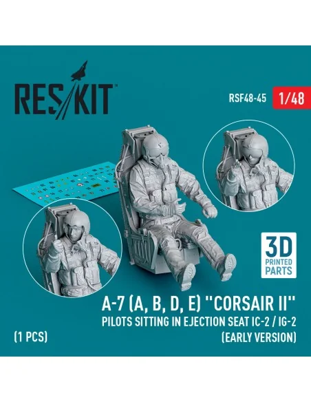 A-7 (A, B, D, E) Corsair II pilots sitting in ejection seat IC-2 / ...