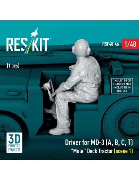 Driver for MD-3 (A, B, C, T) Mule Deck Tractor (scene 1) (1 pcs) (3...