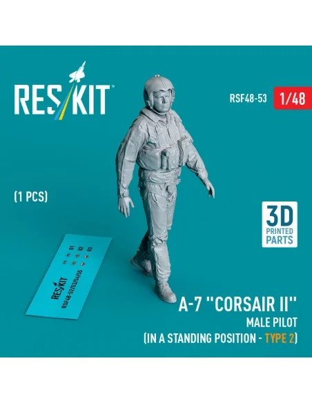 A-7 Corsair II male pilot (in a standing position - type 2) (1 pcs)...