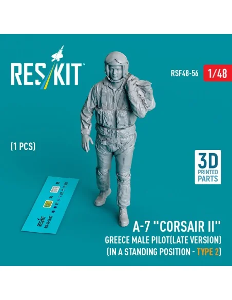 A-7 Corsair II Greece male pilot (in a standing position - type 2) ...