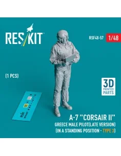 A-7 Corsair II Greece male pilot (in a standing position - type 3) ...