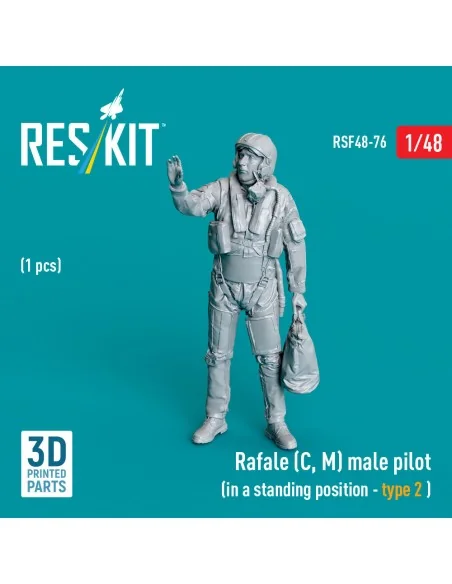[NO_DESC] Rafale (C, M) male pilot (in a standing position - type 2...