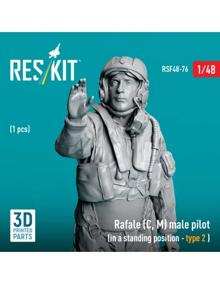 Rafale (C, M) male pilot (in a standing position - type 2) (1 pcs) ...