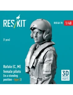 Rafale (C, M) female pilot (in a standing position - type 2) (1 pcs... 2