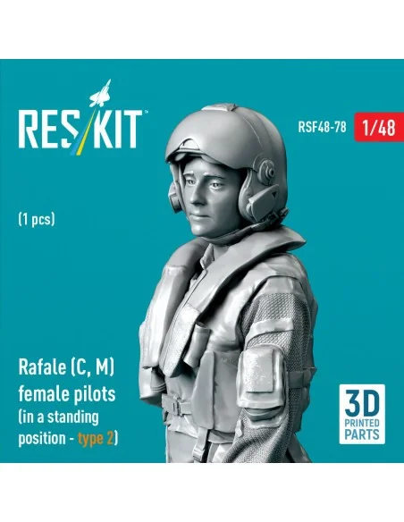 Rafale (C, M) female pilot (in a standing position - type 2) (1 pcs...