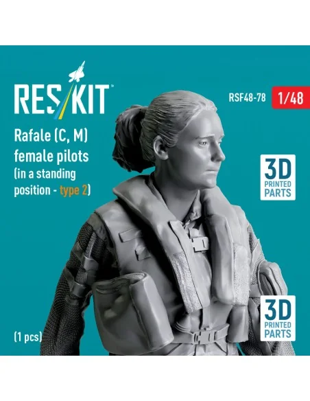 Rafale (C, M) female pilot (in a standing position - type 2) (1 pcs...