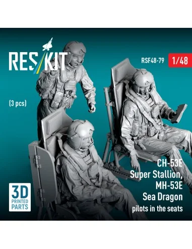 CH-53E Super Stallion, MH-53E Sea Dragon pilots in the seats (3 pcs...