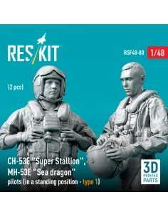 CH-53E Super Stallion, MH-53E Sea dragon pilots (in a standing posi... 2