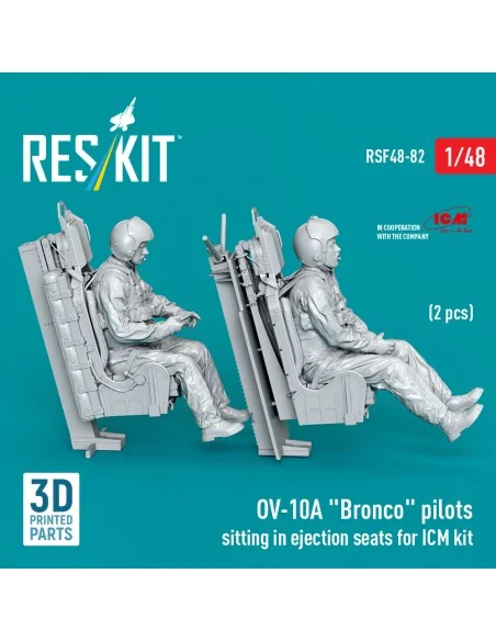 [NO_DESC] OV-10A Bronco pilots sitting in ejection seats for ICM ki...