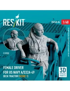 Female driver for US NAVY A/S32A-49 Deck Tractor (scene 1) (1 pcs) ... 2