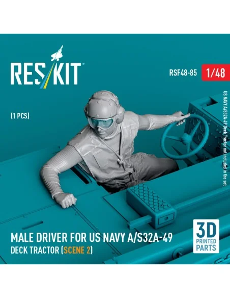 [NO_DESC] Male driver for US NAVY A/S32A-49 Deck Tractor (scene 2) ...