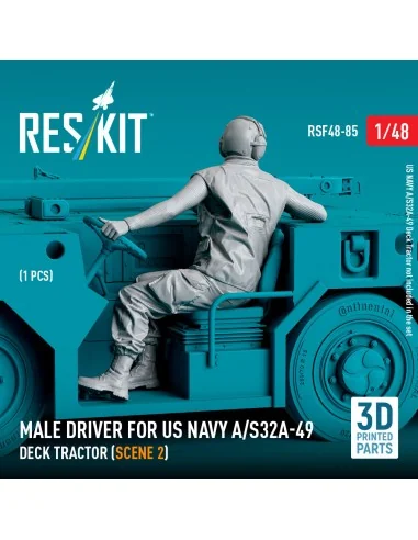 Male driver for US NAVY A/S32A-49 Deck Tractor (scene 2) (1 pcs) (3...