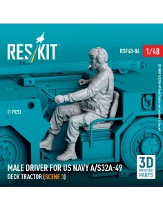 Male driver for US NAVY A/S32A-49 Deck Tractor (scene 3) (1 pcs) (3... 2