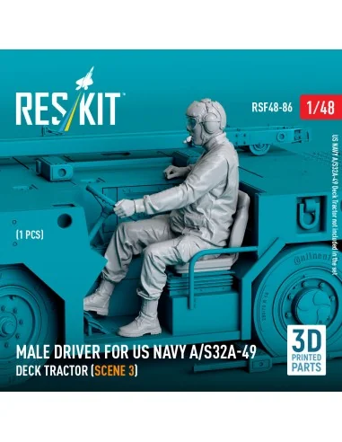 [NO_DESC] Male driver for US NAVY A/S32A-49 Deck Tractor (scene 3) ...