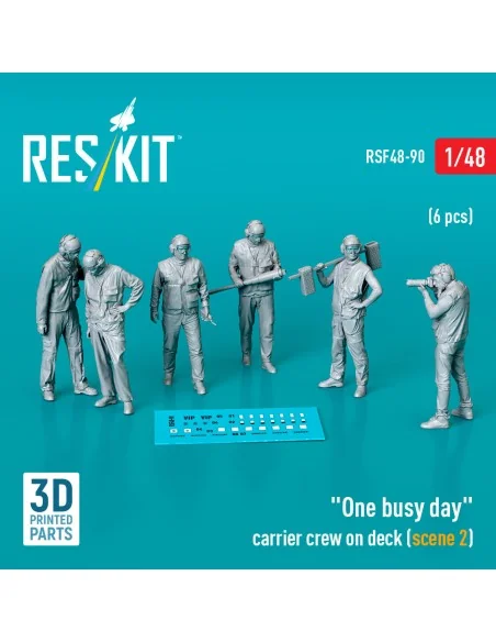 [NO_DESC] One busy day carrier crew on deck (scene 2) (6 pcs) (3D P...