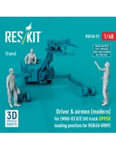 Driver & airmen (modern) (3 pcs) (MHU-83 D/E lift truck UPPER loadi...