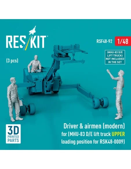 Driver & airmen (modern) (3 pcs) (MHU-83 D/E lift truck UPPER loadi...