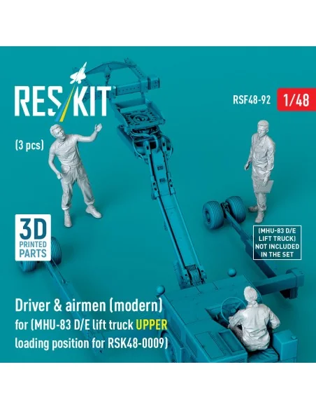 Driver & airmen (modern) (3 pcs) (MHU-83 D/E lift truck UPPER loadi...