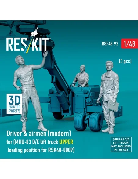 Driver & airmen (modern) (3 pcs) (MHU-83 D/E lift truck UPPER loadi...