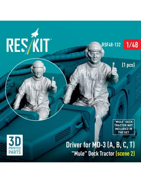 Driver for MD-3 (A, B, C, T) Mule Deck Tractor (scene 2) (1 pcs) (3...