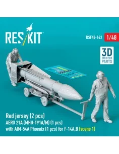 Red jersey (2 pcs) AERO 21A (MHU-191A/M) (1 pcs) with AIM-54A Phoen...