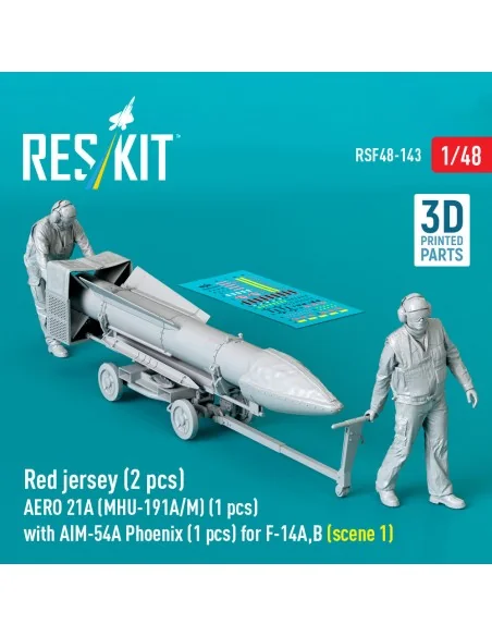Red jersey (2 pcs) AERO 21A (MHU-191A/M) (1 pcs) with AIM-54A Phoen...