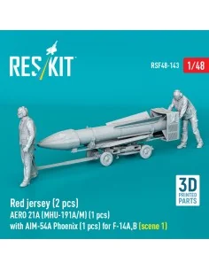 Red jersey (2 pcs) AERO 21A (MHU-191A/M) (1 pcs) with AIM-54A Phoen... 2