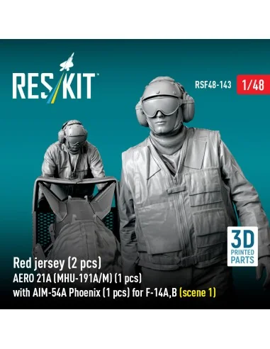 Red jersey (2 pcs) AERO 21A (MHU-191A/M) (1 pcs) with AIM-54A Phoen...