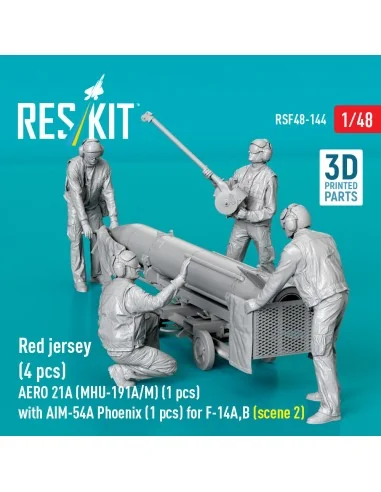 Red jersey (4 pcs) AERO 21A (MHU-191A/M) (1 pcs) with AIM-54A Phoen...