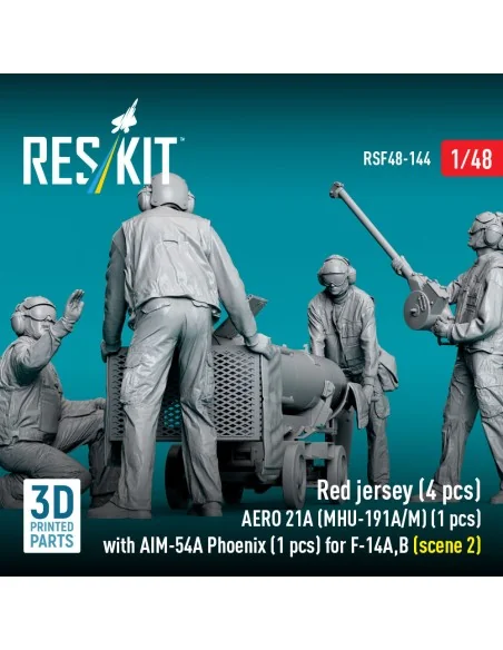 Red jersey (4 pcs) AERO 21A (MHU-191A/M) (1 pcs) with AIM-54A Phoen...