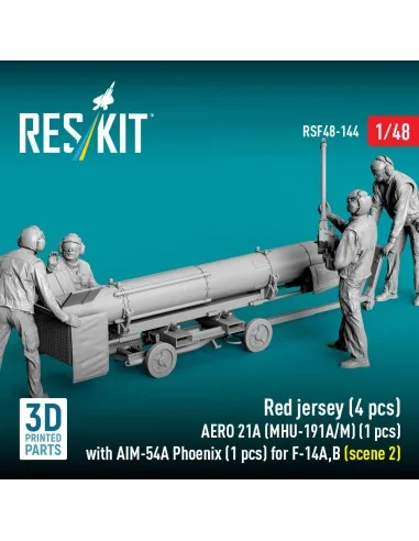 Red jersey (4 pcs) AERO 21A (MHU-191A/M) (1 pcs) with AIM-54A Phoen...