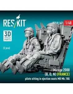 Mirage 2000 (B, D, N) (FRANCE) pilots sitting in ejection seats MB ... 2