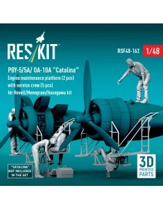 PBY-5/5A/ OA-10A Catalina Engine maintenance platform (2 pcs) with ...