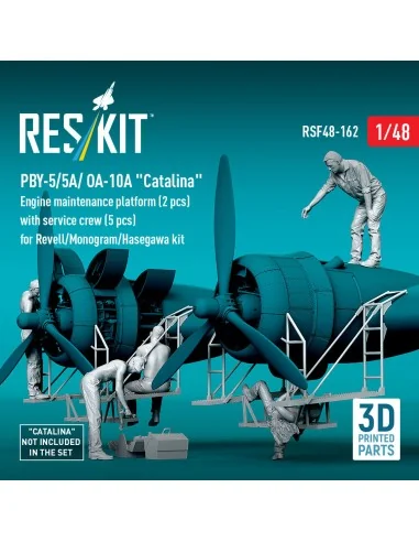 PBY-5/5A/ OA-10A Catalina Engine maintenance platform (2 pcs) with ...