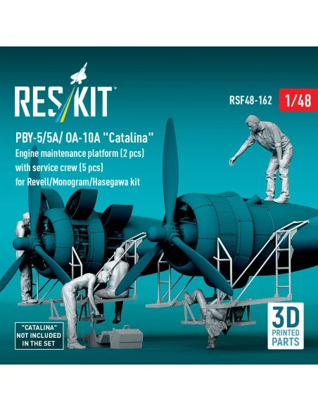 PBY-5/5A/ OA-10A Catalina Engine maintenance platform (2 pcs) with ...