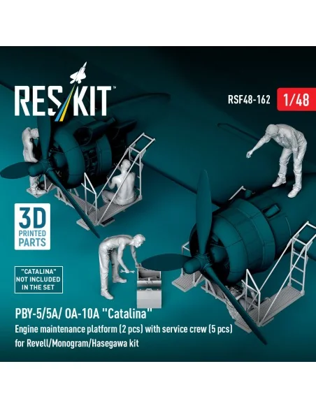PBY-5/5A/ OA-10A Catalina Engine maintenance platform (2 pcs) with ...
