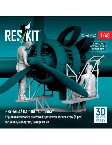 PBY-5/5A/ OA-10A Catalina Engine maintenance platform (2 pcs) with ...