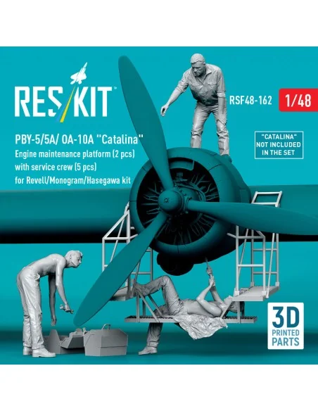 PBY-5/5A/ OA-10A Catalina Engine maintenance platform (2 pcs) with ...