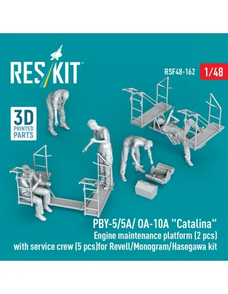 PBY-5/5A/ OA-10A Catalina Engine maintenance platform (2 pcs) with ...