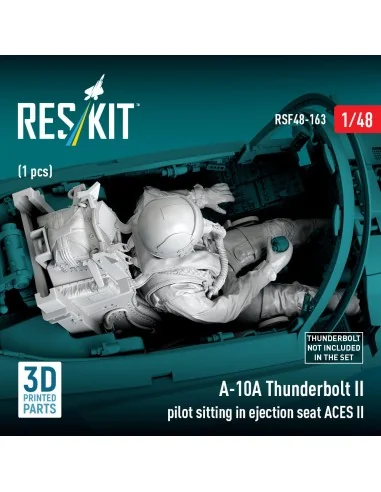 A-10A Thunderbolt II pilot sitting in ejection seat ACES II (1 pcs)...