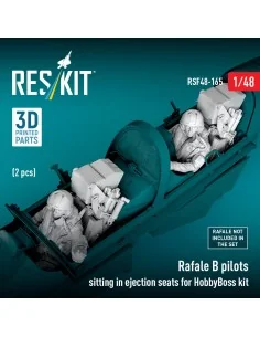 Rafale B pilots sitting in ejection seats for HobbyBoss kit (2 pcs)... 2