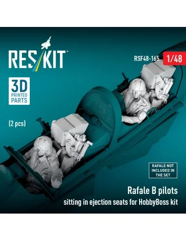 Rafale B pilots sitting in ejection seats for HobbyBoss kit (2 pcs)...
