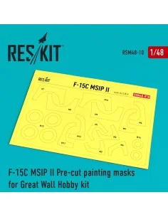 F-15 MSIP ll Pre-cut painting masks for GWH L4817 kit, 1/48 - ResKi...