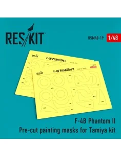 F-4B Phantom II Pre-cut painting masks for Tamiya 61121 kit, 1/48 -...
