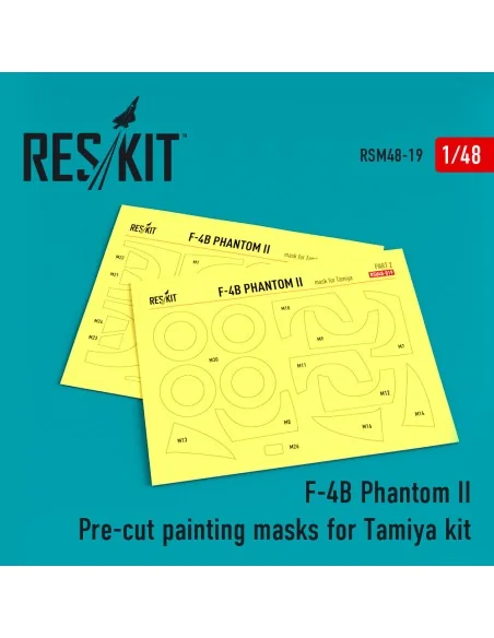 F-4B Phantom II Pre-cut painting masks for Tamiya 61121 kit, 1/48 -...
