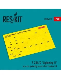 F-35 A/? Lightning II pre-cut painting masks for Tamiya kit, 1/48 -...