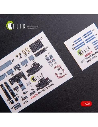 [NO_DESC] OV-10A Bronco interior 3D decals for ICM kit, 1/48 - Keli...
