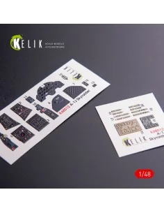 A-1J Skyraider interior 3D decals for Tamiya kit, 1/48 - Kelik K48012